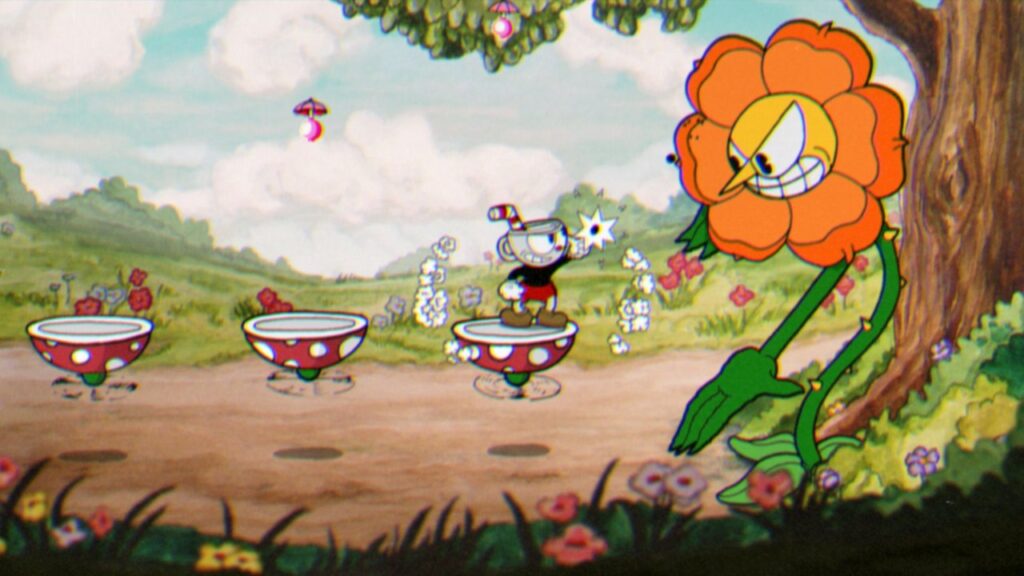 cuphead video game screenshot