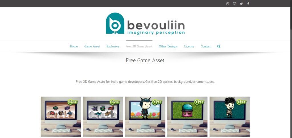 bevoullin website snapshot