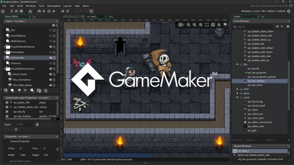 GameMaker game engine