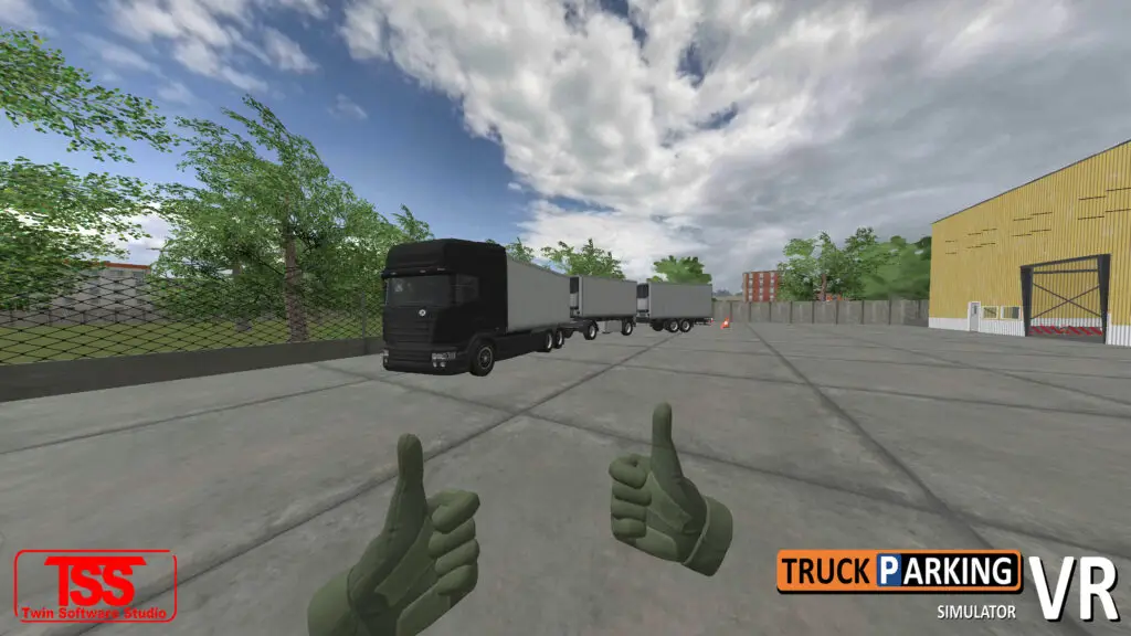 Captură a jocului: Truck Parking Simulator VR