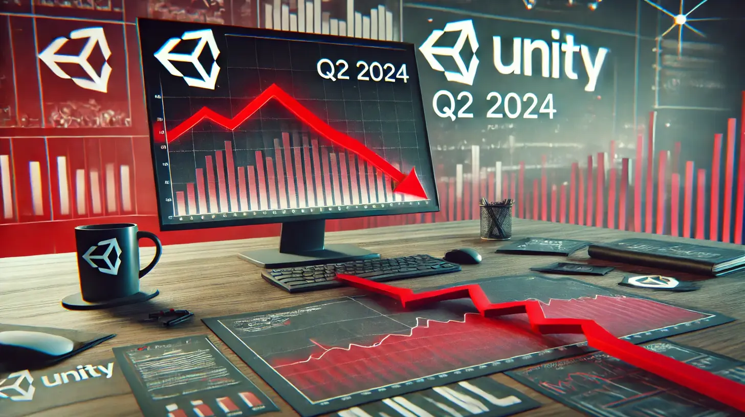 Unity's Q2 2024 revenue decrease