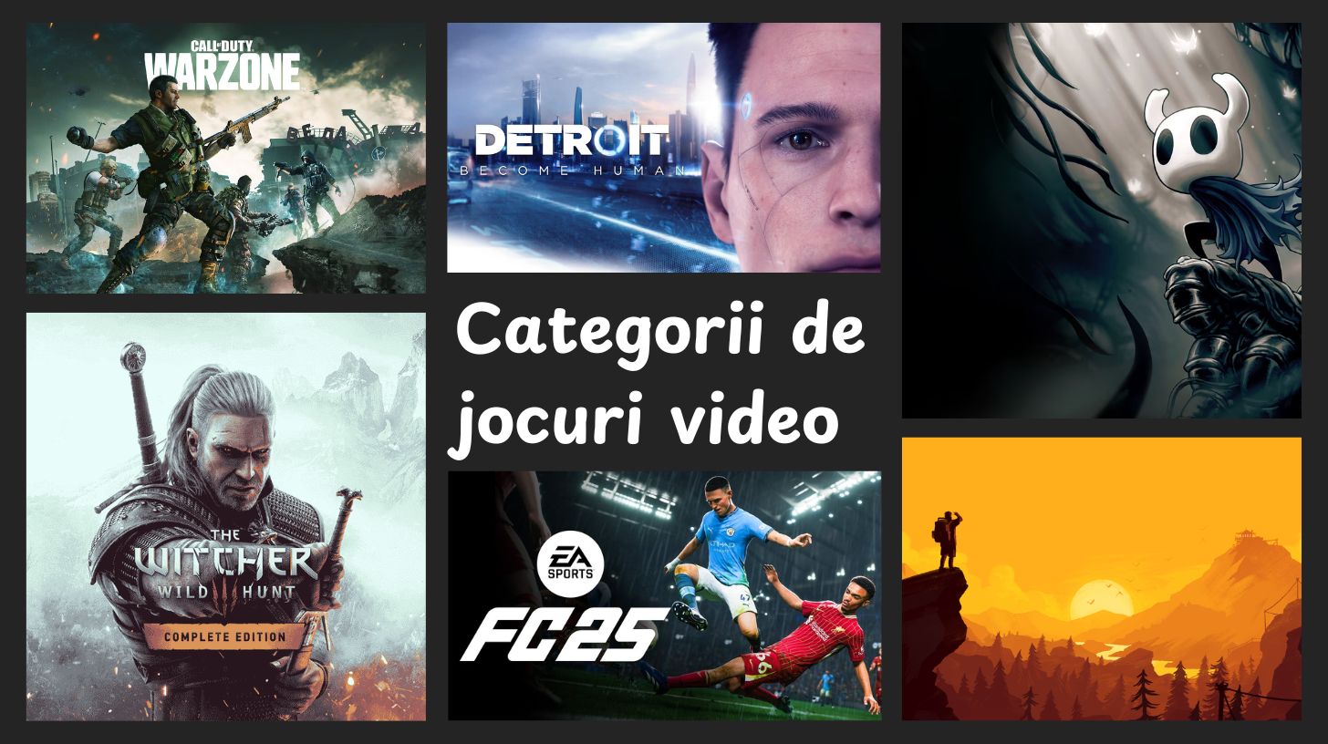 categorii de jocuri video